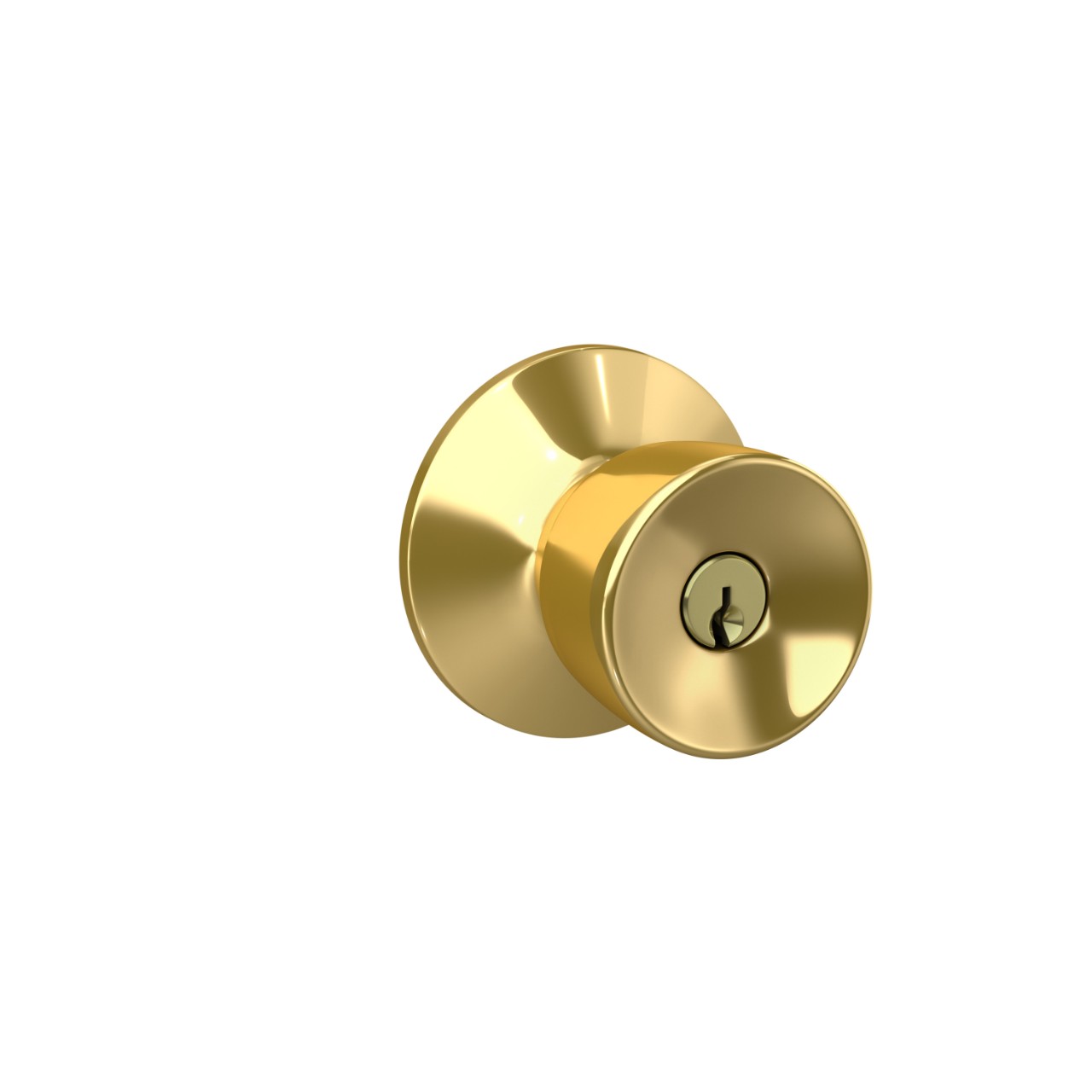 Bell Knob Keyed Entry Lock