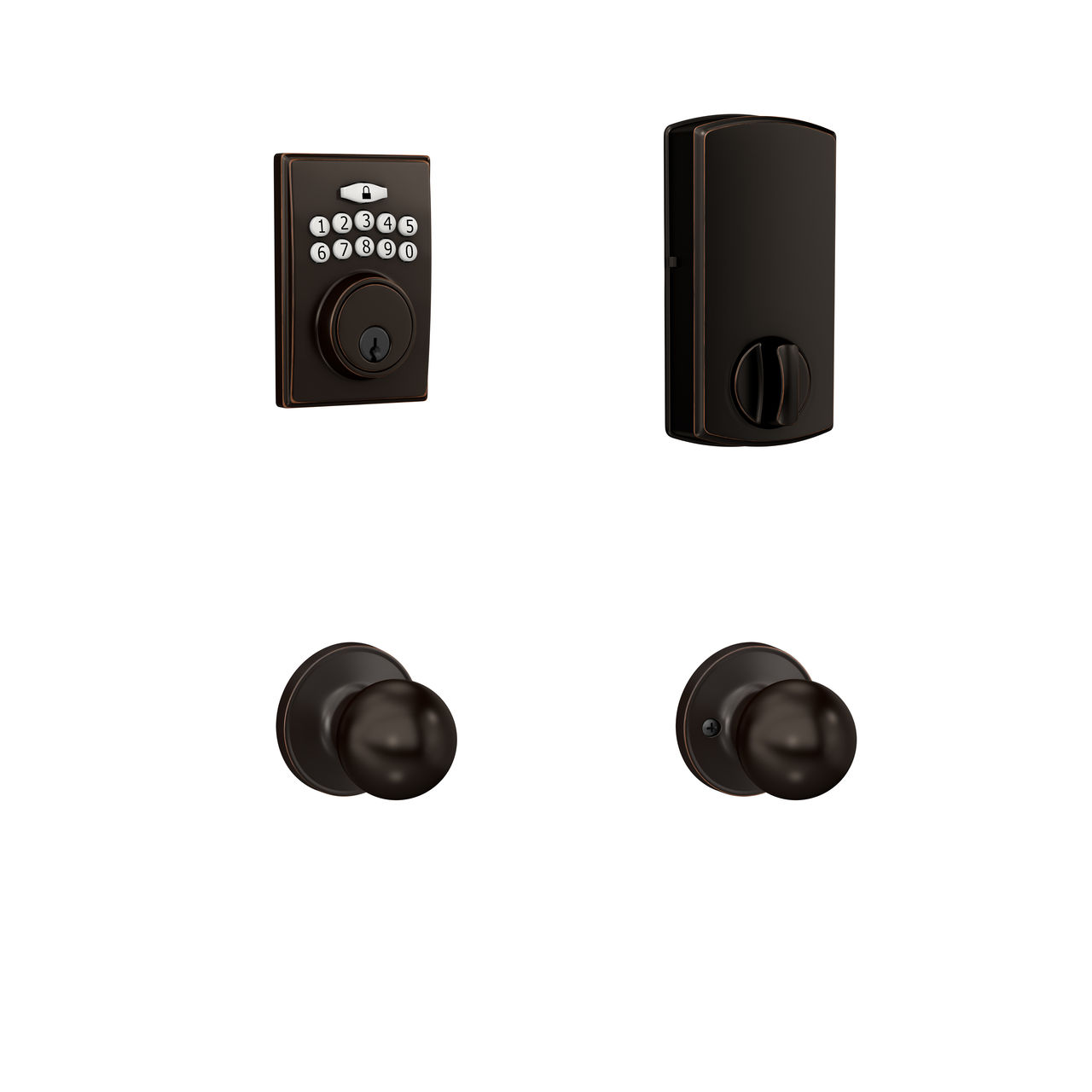 Dexter® Keypad Deadbolt with Corona Knob 2